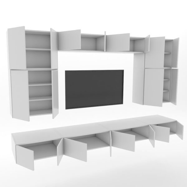 TV WALL UNIT EXAMPLE 01 - Image 4