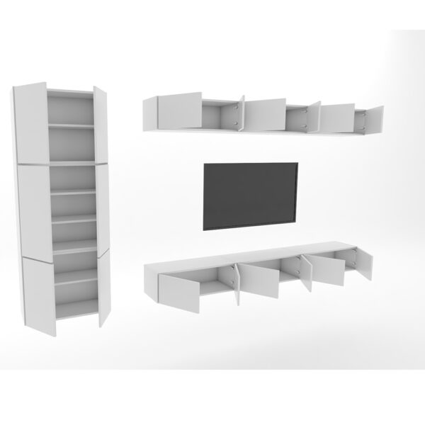 TV WALL UNIT EXAMPLE 05 - Image 3